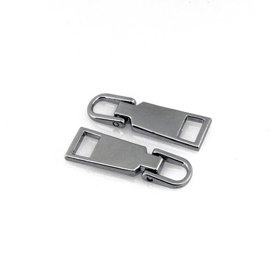 2db Fém tartós cipzár lehúzók cipzár csúszkákhoz Fejcipzárok Javítókészletek Cipzárhúzó fül Barkács varrás kiegészítők 6 szín