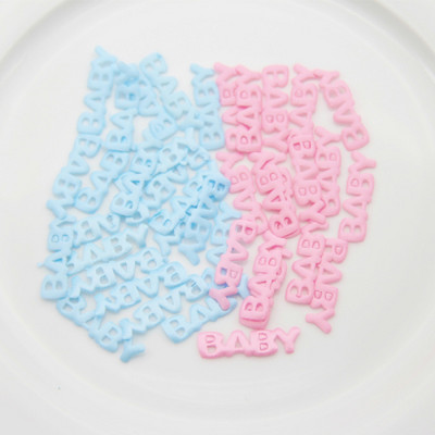 100 de bucăți pentru Baby Shower, roz albastru, bavete din țesătură, suzete, hrănitor, confeti, stropituri pentru ziua de naștere, pentru băiat/fată, pentru decorațiuni de petrecere.