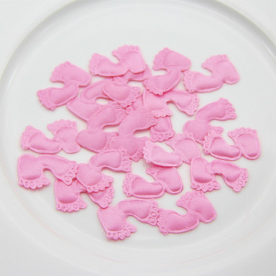 100 de bucăți pentru Baby Shower, roz albastru, bavete din țesătură, suzete, hrănitor, confeti, stropituri pentru ziua de naștere, pentru băiat/fată, pentru decorațiuni de petrecere.