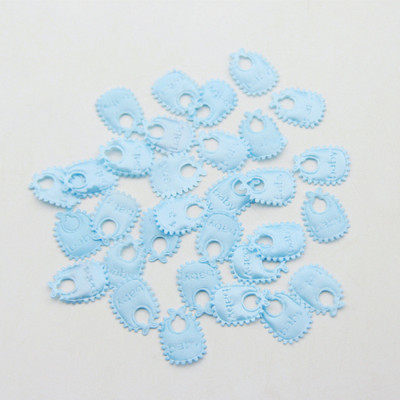 100 de bucăți pentru Baby Shower, roz albastru, bavete din țesătură, suzete, hrănitor, confeti, stropituri pentru ziua de naștere, pentru băiat/fată, pentru decorațiuni de petrecere.