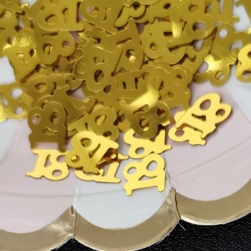 15 g numurs 18 konfeti vizuļi 18. dzimšanas dienas ballītei Juridiskā uzņēmuma atvēršanas gadadienas veicināšanas pasākumu piedāvājums