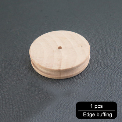 MIUSIE 1PCS ar rokām izgatavots daudzizmēru pulēšanas stieņa ādas amatniecības malas, slīpētais apaļkoks, DIY ādas malu apgriešanas pulēšana