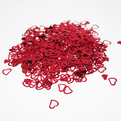 15 G/táska 13 mm-es DIY szerelmes szív konfetti piros arany színű konfetti partidíszek születésnapi esküvői parti kellékekhez lakberendezés