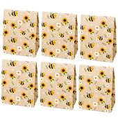 6db Honey Bee Ajándékzacskó Poszméh tematikus buli cukorka kedvenc gyerekeknek HoneyBee születésnapi parti dekoráció baba zuhany kellékek