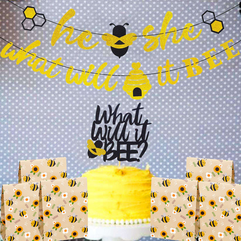 6db Honey Bee Ajándékzacskó Poszméh tematikus buli cukorka kedvenc gyerekeknek HoneyBee születésnapi parti dekoráció baba zuhany kellékek
