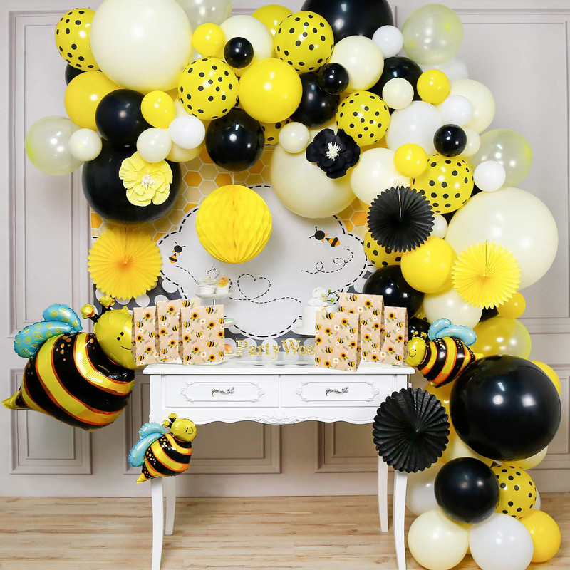 6db Honey Bee Ajándékzacskó Poszméh tematikus buli cukorka kedvenc gyerekeknek HoneyBee születésnapi parti dekoráció baba zuhany kellékek