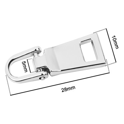 1vnt 8# 5# 3# nuimami metaliniai užtrauktukų traukikliai užtrauktukų slankikliams Galvos užtrauktukų taisymas kuprinės palto skirtuke "pasidaryk pats" siuvimo priedai