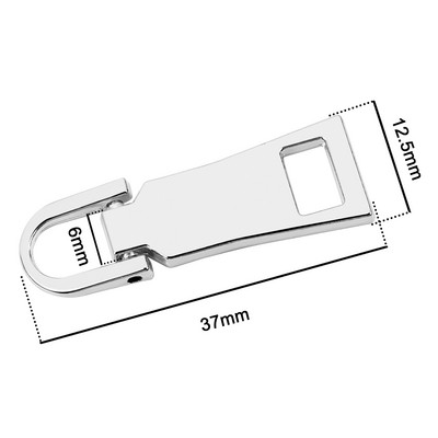 1vnt 8# 5# 3# nuimami metaliniai užtrauktukų traukikliai užtrauktukų slankikliams Galvos užtrauktukų taisymas kuprinės palto skirtuke "pasidaryk pats" siuvimo priedai