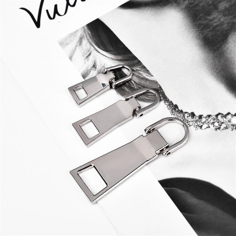 1vnt 8# 5# 3# nuimami metaliniai užtrauktukų traukikliai užtrauktukų slankikliams Galvos užtrauktukų taisymas kuprinės palto skirtuke "pasidaryk pats" siuvimo priedai