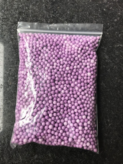 1 iepakojums 10g Caurspīdīgs burbuļu balons putu pildviela Polistirola putuplasta bumbiņas pudele DIY sniega dubļu daļiņas Aksesuāri Sīka putu lodīte