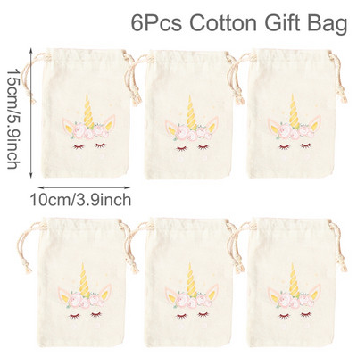 6Gb Džungļu dzīvnieku dāvanu maisiņi Džutas savilkšanas auklu maiss Safari dinozauru dzimšanas dienas ballītes dekors bērniem šokolādes konfekšu iesaiņošanas maisiņi