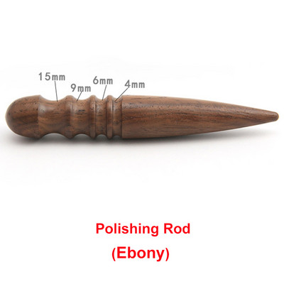 Ādas pulēšanas slīdēšanas rīks Masīvkoka ādas malu slīpēšanas stienis Sandalkoka DIY roku darbs