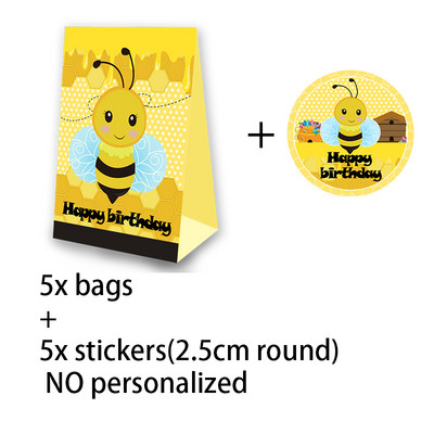 Tema pčela Party Favor Kutija za kokice Kutija za slatkiše Poklon kutija Blagdanska tema Potrepštine za rođendansku zabavu Dekoracija Potrepštine za zabavu
