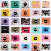 1cm 10g/pungă hârtie confetti amestec de culori pentru decorarea petrecerii de ziua de naștere țesut rotund pentru baloane transparente