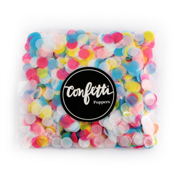 1cm 10g/σακούλα χαρτί Confetti Mix Color για διακόσμηση πάρτι γενεθλίων γάμου στρογγυλό Χαρτομάντηλο για διάφανα μπαλόνια