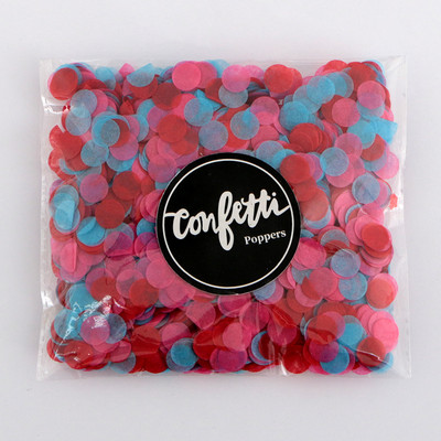 1cm 10g/pungă hârtie confetti amestec de culori pentru decorarea petrecerii de ziua de naștere țesut rotund pentru baloane transparente