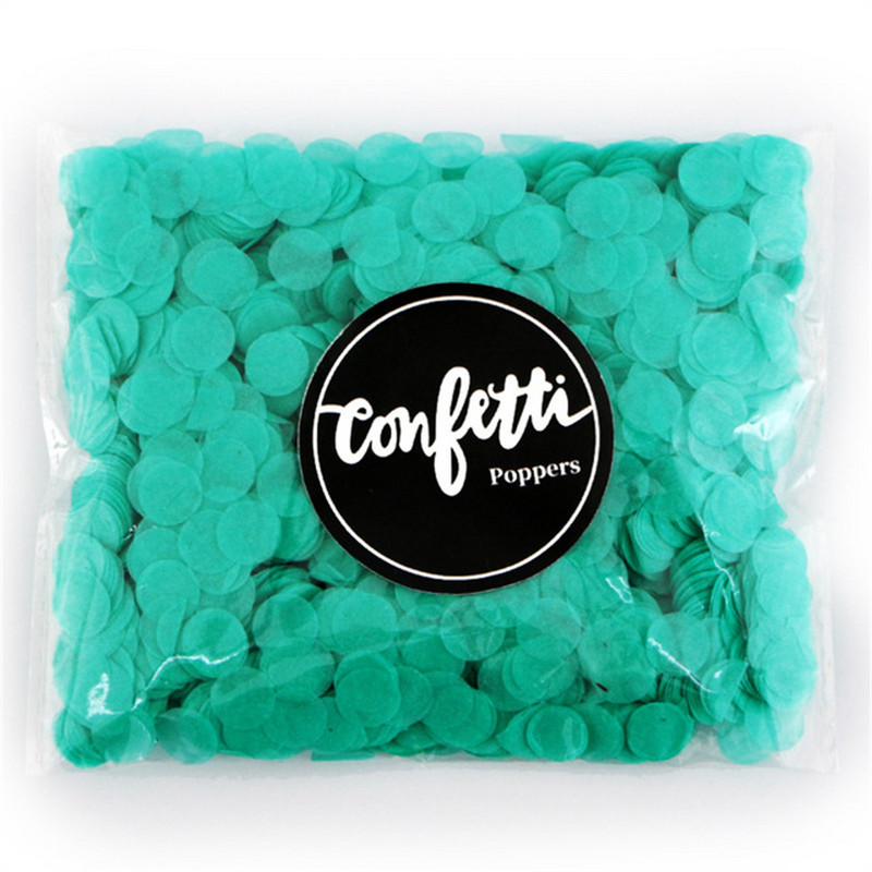 1cm 10g/pungă hârtie confetti amestec de culori pentru decorarea petrecerii de ziua de naștere țesut rotund pentru baloane transparente