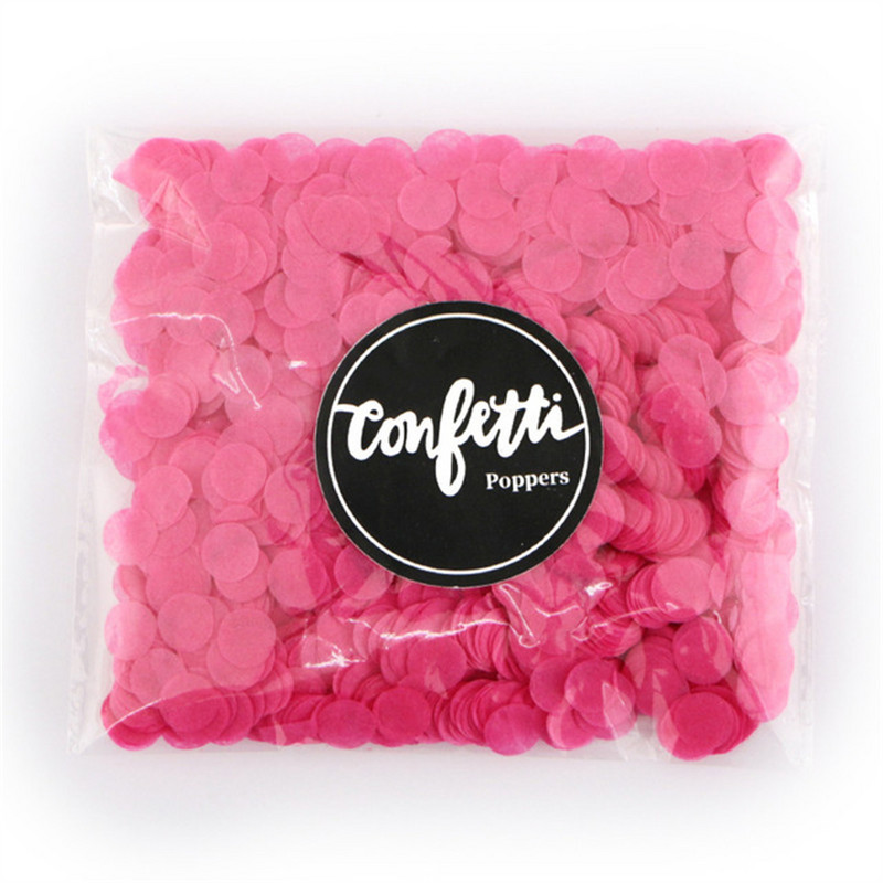 1cm 10g/pungă hârtie confetti amestec de culori pentru decorarea petrecerii de ziua de naștere țesut rotund pentru baloane transparente