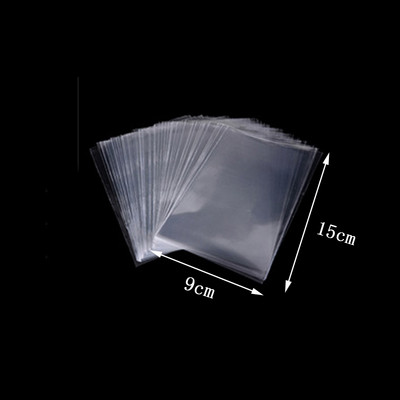 100 vnt. dovanų saldainių sausainių maišelio pakuotė atvira permatoma vestuvių malonė celofano maži plastikiniai pakavimo reikmenys