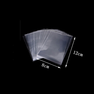 100 vnt. dovanų saldainių sausainių maišelio pakuotė atvira permatoma vestuvių malonė celofano maži plastikiniai pakavimo reikmenys