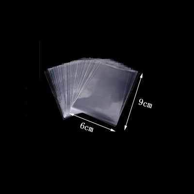 100 vnt. dovanų saldainių sausainių maišelio pakuotė atvira permatoma vestuvių malonė celofano maži plastikiniai pakavimo reikmenys