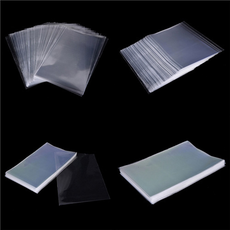 100 vnt. dovanų saldainių sausainių maišelio pakuotė atvira permatoma vestuvių malonė celofano maži plastikiniai pakavimo reikmenys