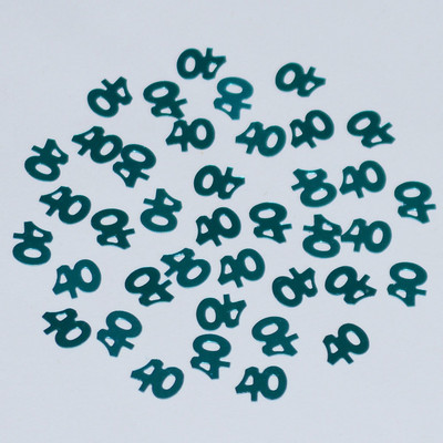 15g Небесно синьо парти Честит рожден ден Конфети Номер Цифрови 13 16 18 20 21 30 40 50 60 70 80 Честит рожден ден Маса Разпръснато