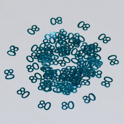 15g Небесно синьо парти Честит рожден ден Конфети Номер Цифрови 13 16 18 20 21 30 40 50 60 70 80 Честит рожден ден Маса Разпръснато