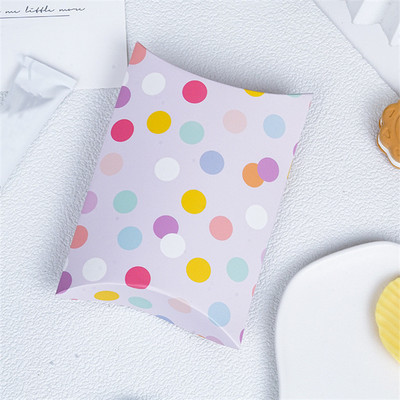 10 gab. Varavīksnes smaidošas sejas spilvena konfekšu kastītes kāzu viesiem dāvanu iesaiņojuma kastīte bērniem dzimšanas dienā, bērnu duša, ballīte, cepumu maisiņš