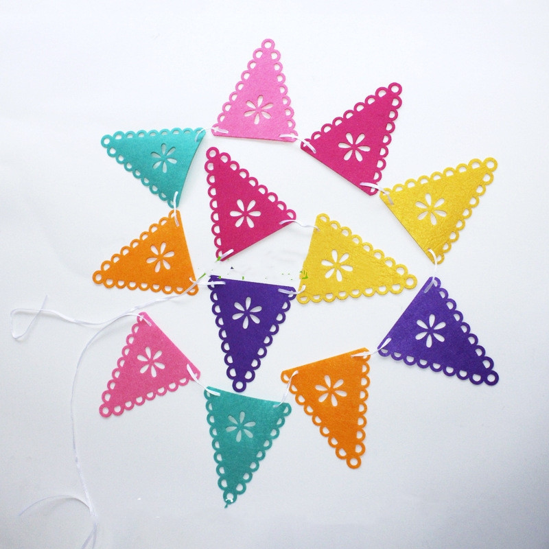 Mexikói Pinata témájú farsangi parti Zászlóhúzás A halottak napja Színes vájt sármány füzér party dekorációs kellékek