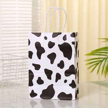 Animal Leopard Print Tote Τσάντα δώρου για γενέθλια Συσκευασία Τσάντα αγορών Χάρτινη τσάντα Διακόσμηση