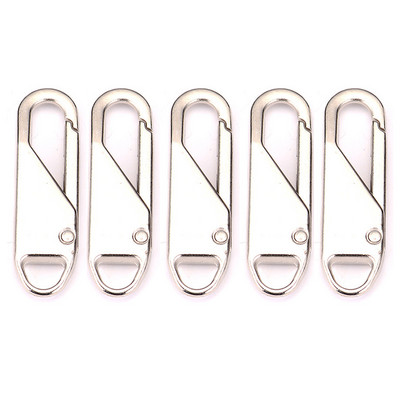 5 бр. Универсален незабавен комплект за ремонт на глава с метален цип, смяна на счупена катарама, пътна чанта, куфар, глава с цип Направи си сам шиене