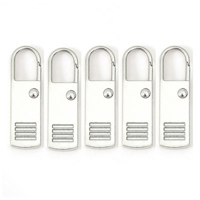 5 бр. Универсален незабавен комплект за ремонт на глава с метален цип, смяна на счупена катарама, пътна чанта, куфар, глава с цип Направи си сам шиене