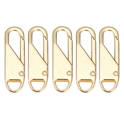 5 бр. Универсален незабавен комплект за ремонт на глава с метален цип, смяна на счупена катарама, пътна чанта, куфар, глава с цип Направи си сам шиене