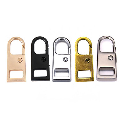 5 бр. Универсален незабавен комплект за ремонт на глава с метален цип, смяна на счупена катарама, пътна чанта, куфар, глава с цип Направи си сам шиене