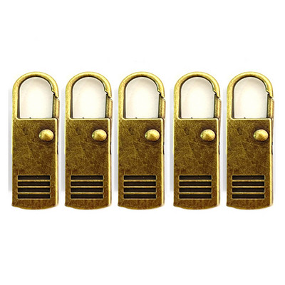 5 бр. Универсален незабавен комплект за ремонт на глава с метален цип, смяна на счупена катарама, пътна чанта, куфар, глава с цип Направи си сам шиене