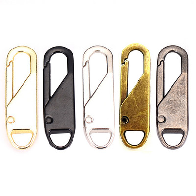 5 бр. Универсален незабавен комплект за ремонт на глава с метален цип, смяна на счупена катарама, пътна чанта, куфар, глава с цип Направи си сам шиене