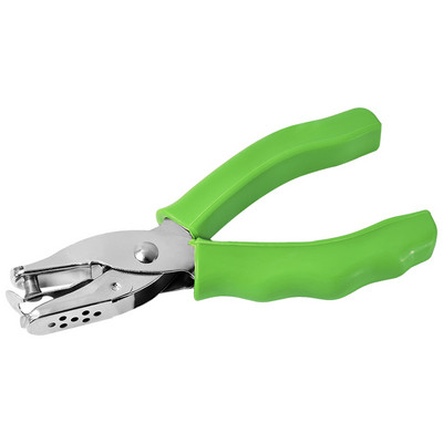 LMDZ 1kom Drška Rezač za bušenje rupa Kliješta za bušenje papira za bilježnice Školski uredski uvez Višenamjenski papir 2 boje