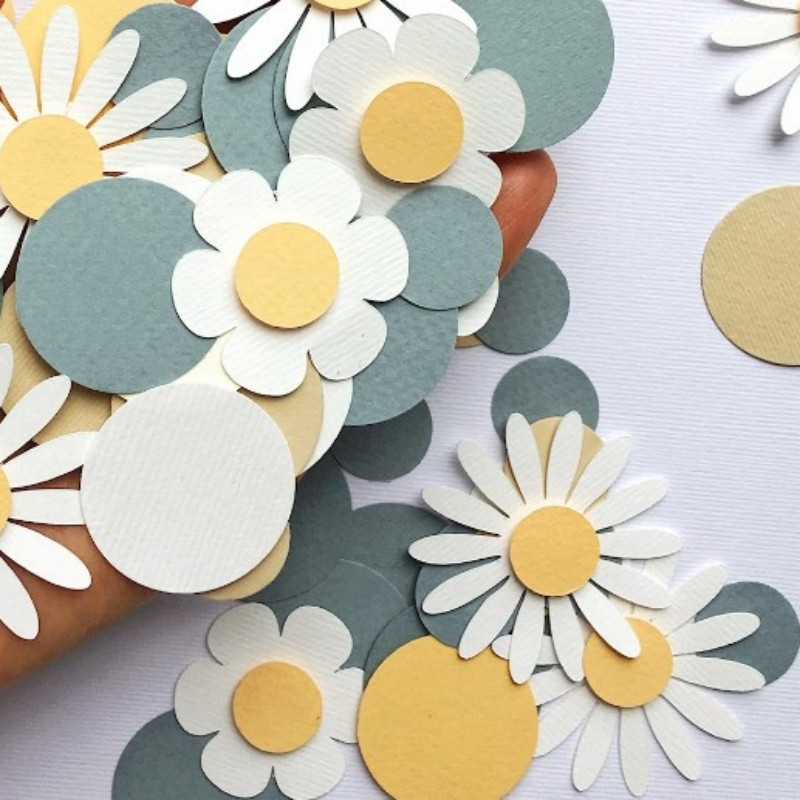 100 vnt. Vakarėlio temos puošmena Apvalus margučių konfeti kūdikių dušas Vestuvių nuotakos dovanos Gimtadienio vakarėlio stalo mėtymo konfetas