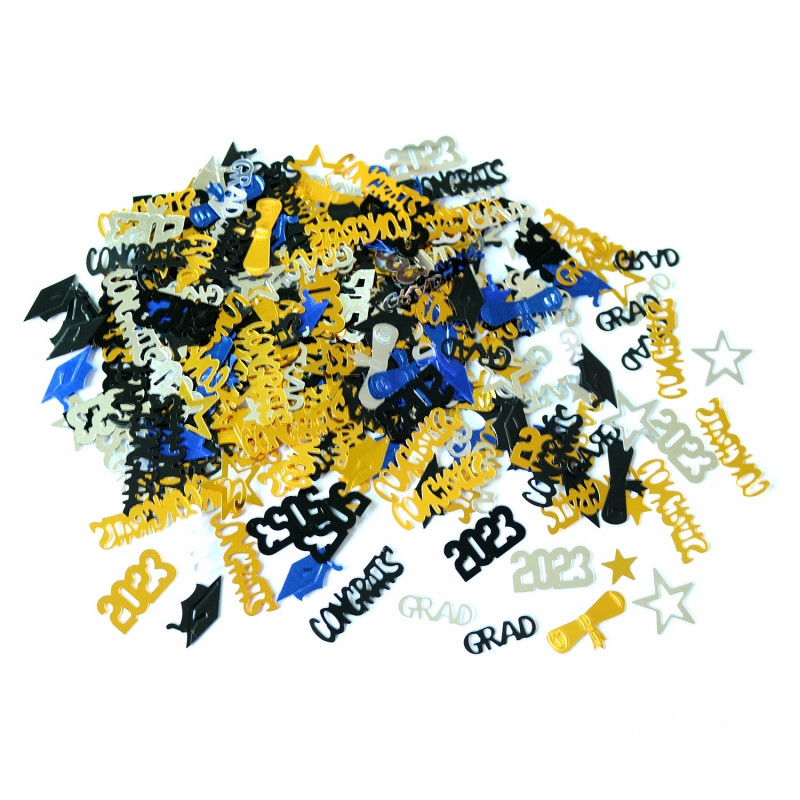 Sezon de absolvire 2023 Decor pentru petreceri Sezon de absolvire Confetti Carte Desene Pahare de vin Confetti de absolvire Decorati pentru petrecere