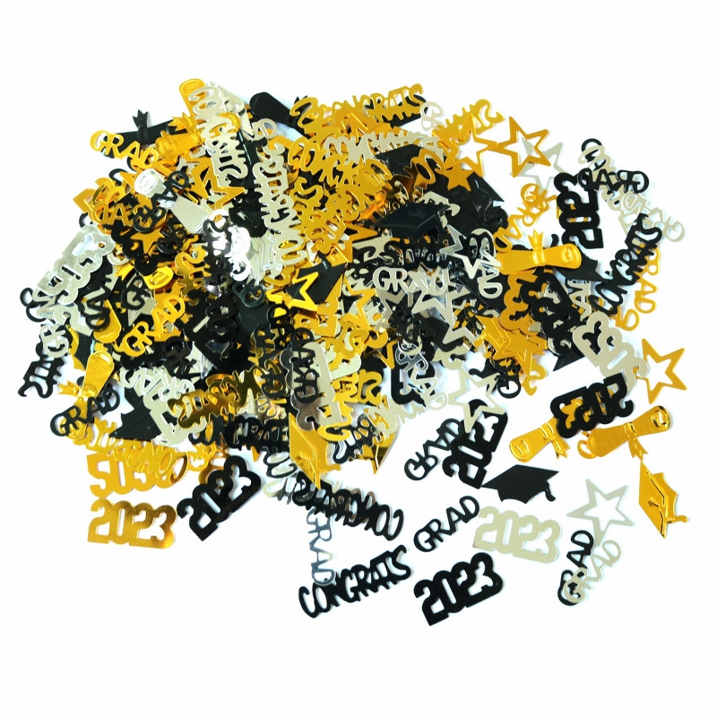 Sezon de absolvire 2023 Decor pentru petreceri Sezon de absolvire Confetti Carte Desene Pahare de vin Confetti de absolvire Decorati pentru petrecere