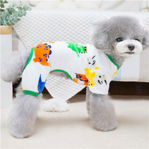 Haine pentru câini flanel, toamnă iarnă, pijamale pentru câini, salopetă pentru câini de talie mică, bichon, cățeluș, pisică, hanorac, pijamale, salopete pentru animale de companie, trening PJS