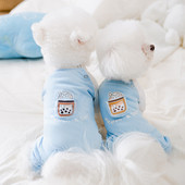 Animal de companie Câine cu patru picioare Serviciu la domiciliu Body subțire Love Crep Dantela Costum cu aer condiționat Cățeluș mic și mijlociu Haine pentru pisici XS~XXL