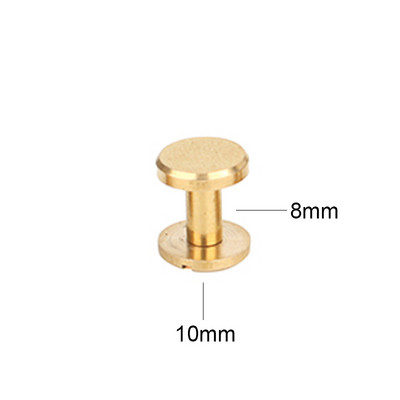10db Bőr kézműves sárgaréz csavaros visszacsavarható fejű gömbcsapok körömszegecsek bőr kézműves hardvertartozékok