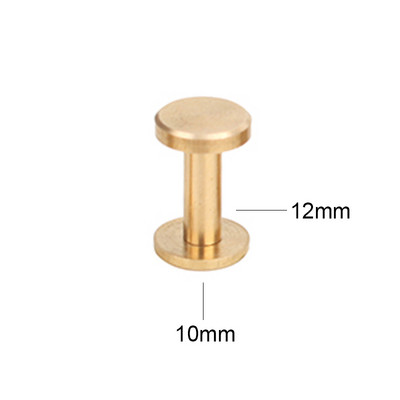 10db Bőr kézműves sárgaréz csavaros visszacsavarható fejű gömbcsapok körömszegecsek bőr kézműves hardvertartozékok
