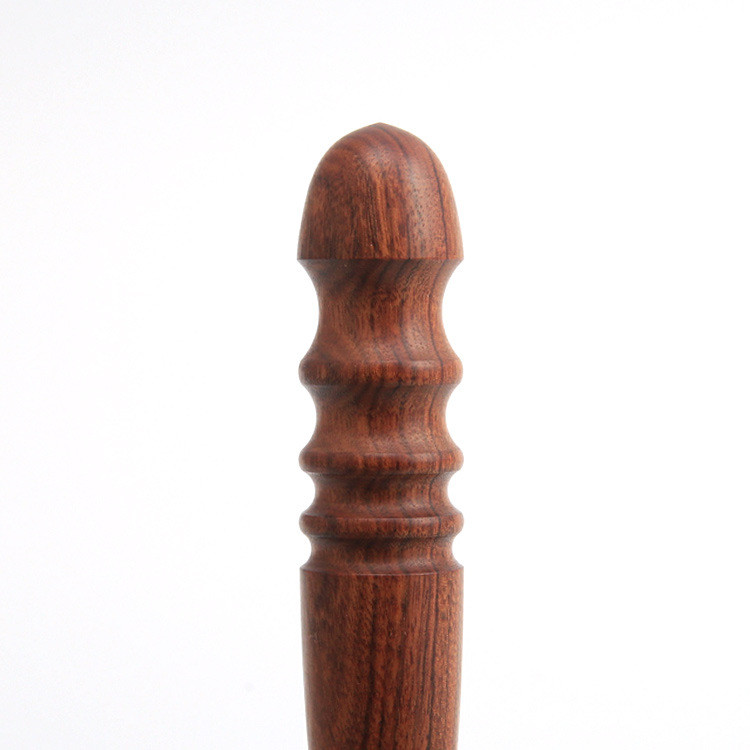 1PS DIY ādas instrumenti Leathercraft malu apgriešanas pulēšanas rīks Ādas frēzēšanai daudzfunkcionāls apaļš sandalkoka nūja