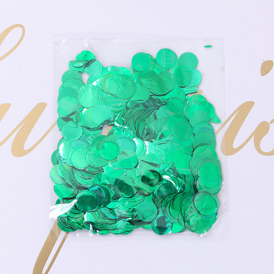 20g/vrećica Okrugli PET balon Šljokice Konfeti Svadbena zabava Valovita kuglica Punilo Prozirni balon Aluminijska folija Ostaci papira