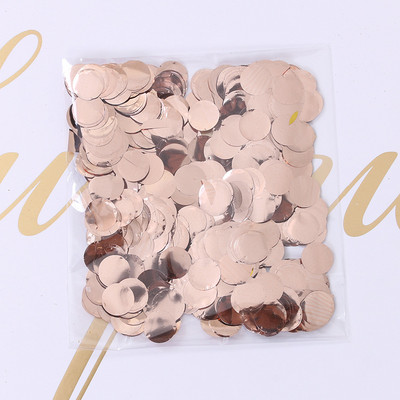 20g/vrećica Okrugli PET balon Šljokice Konfeti Svadbena zabava Valovita kuglica Punilo Prozirni balon Aluminijska folija Ostaci papira