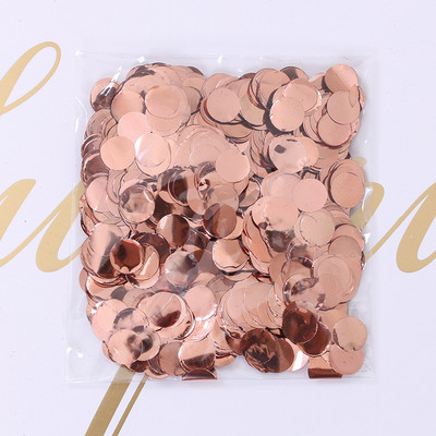 20g/vrećica Okrugli PET balon Šljokice Konfeti Svadbena zabava Valovita kuglica Punilo Prozirni balon Aluminijska folija Ostaci papira