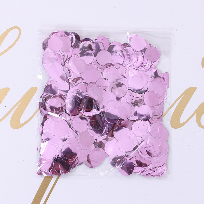 20g/vrećica Okrugli PET balon Šljokice Konfeti Svadbena zabava Valovita kuglica Punilo Prozirni balon Aluminijska folija Ostaci papira